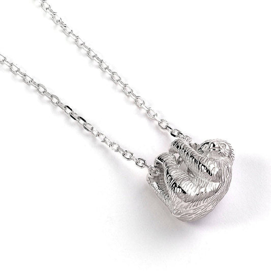 Sloth Silver Necklace - Personalised - MYLEE London