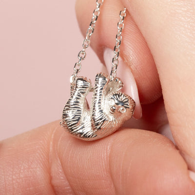 Sloth sterling silver jewellery