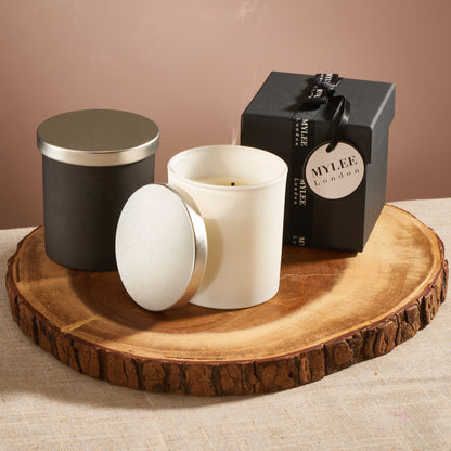Soy Wax Scented Candle With Personalised Metal Lid - MYLEE London