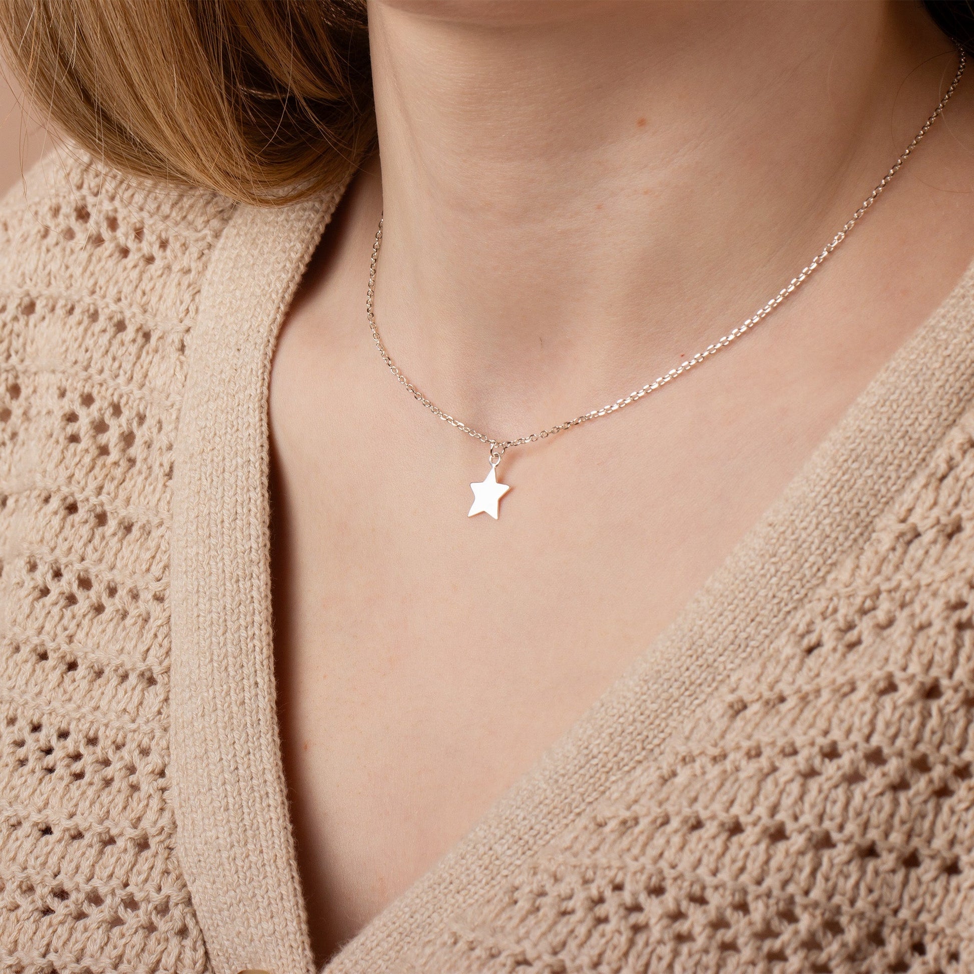 Star Necklace - Sterling Silver - MYLEE London