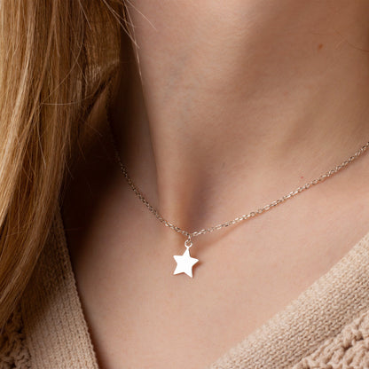 Star Necklace - Sterling Silver - MYLEE London