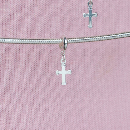 Sterling Silver Cross Charm - MYLEE London