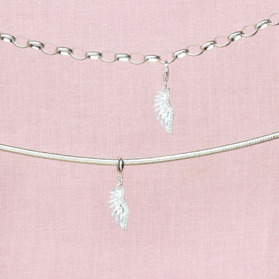 Angel Wing sterling silver jewellery