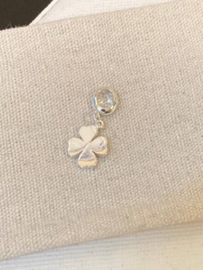 Sterling Silver Four Leaf Clover Charm - MYLEE London