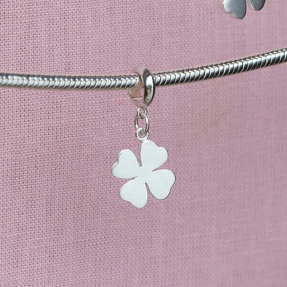 Sterling Silver Four Leaf Clover Charm - MYLEE London