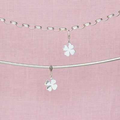 Four Leaf Clover sterling silver jewellery