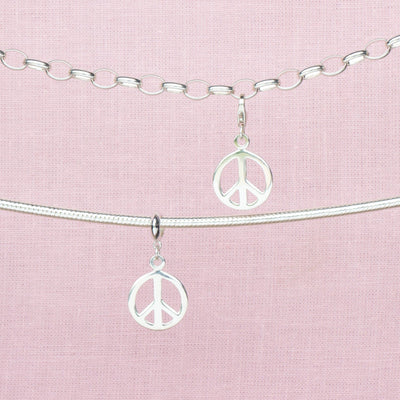 Peace sterling silver jewellery