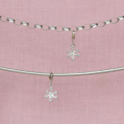 Snowflake sterling silver jewellery