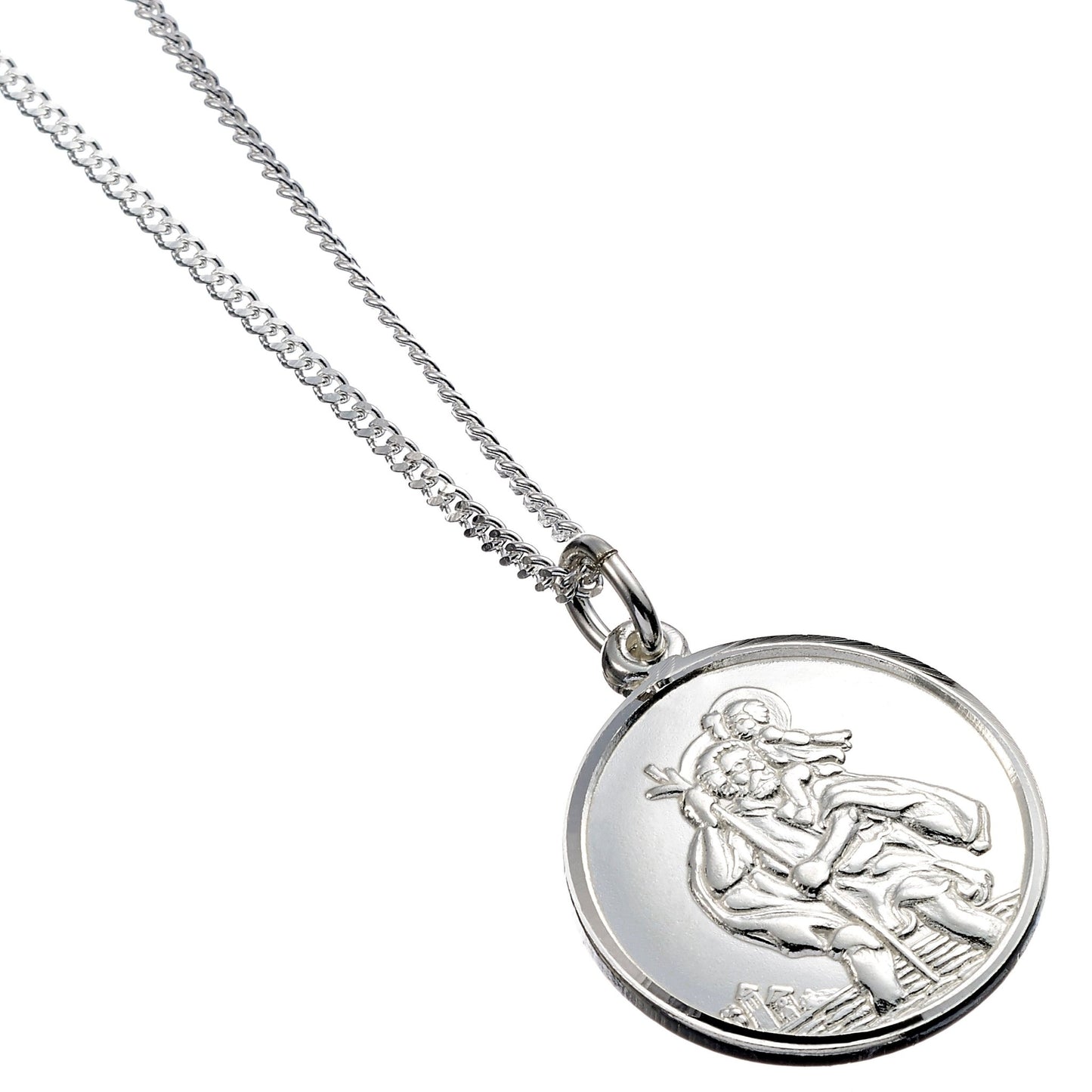 Sterling Silver St. Christopher Necklace - MYLEE London