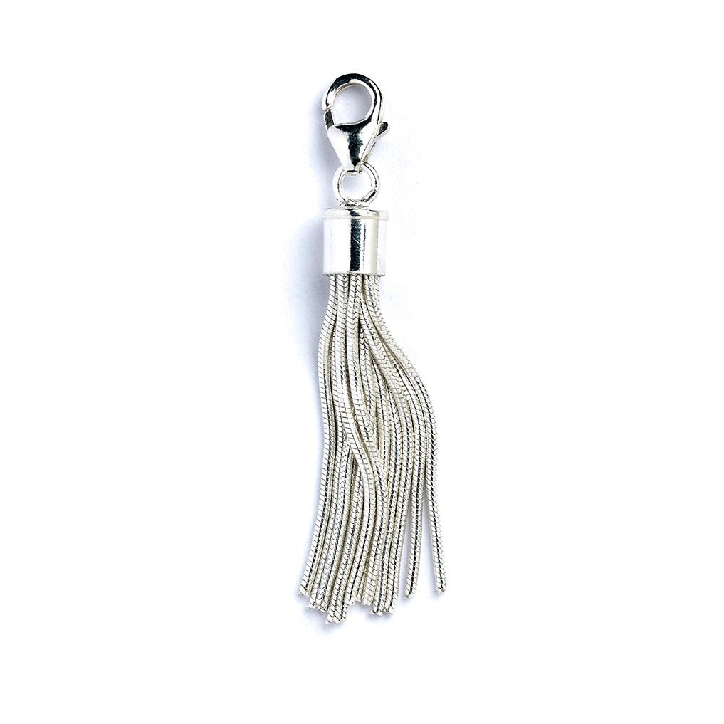 Sterling Silver Tassel Charm - MYLEE London