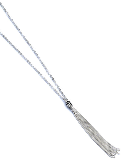 Sterling Silver Tassel Necklace - MYLEE London