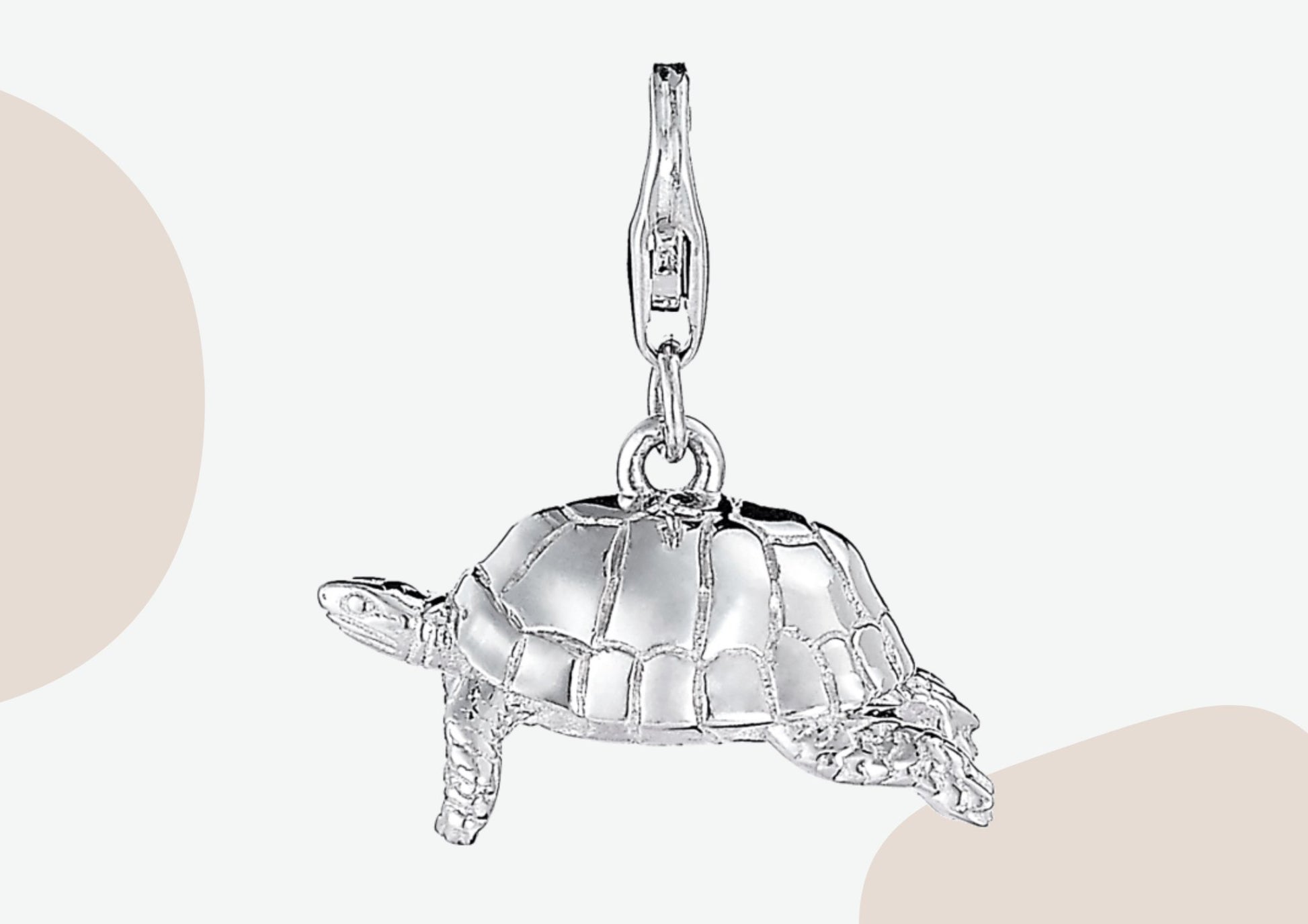 Tortoise Silver Charm - MYLEE London