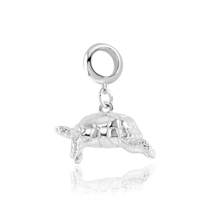 Tortoise Silver Charm - MYLEE London