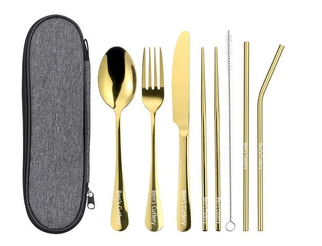 Travel Cutlery Set - Personalised - MYLEE London