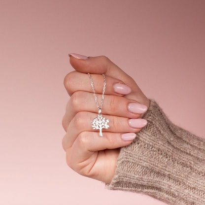 Tree of Life Necklace - Sterling Silver - MYLEE London
