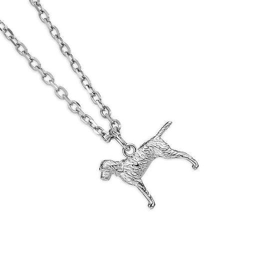 Vizsla Silver Necklace - Personalised - MYLEE London