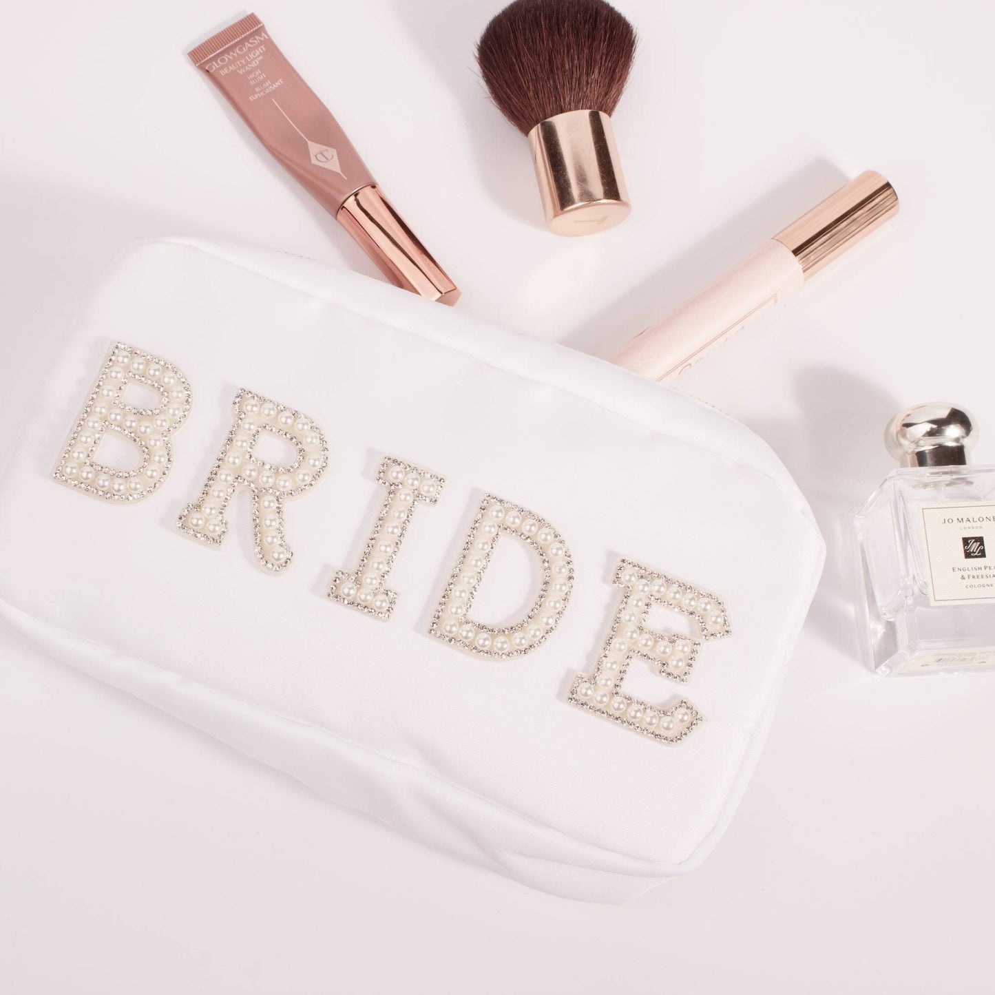 Wedding Bridal Party Personalised Make-Up Cosmetics Bags - MYLEE London