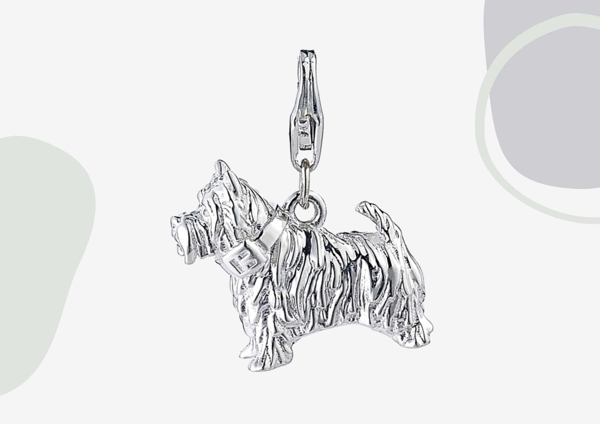 Westie Charm selling Jewelry Sterling Silver Handmade West Highland White Terrier Charm WT23-C