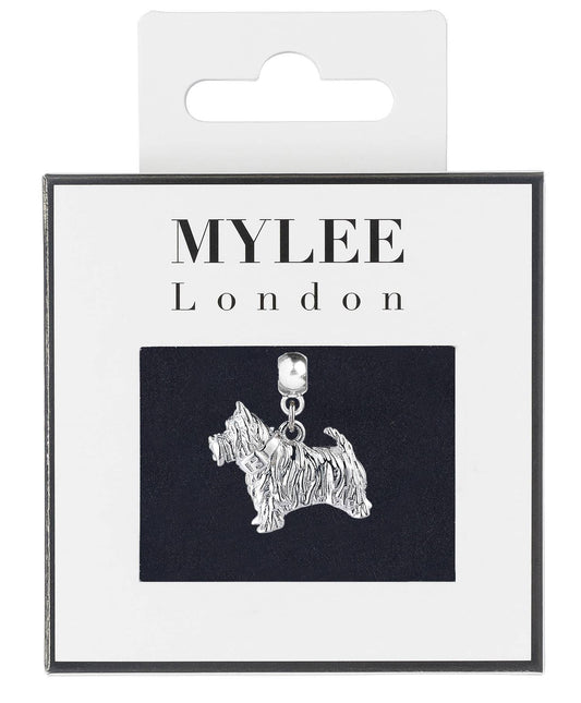 Westie Silver Plated Charm - MYLEE London