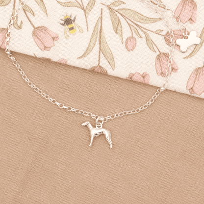 Whippet Dainty Chain Bracelet - Personalised - Sterling Silver - MYLEE London
