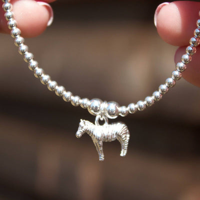 Zebra sterling silver jewellery