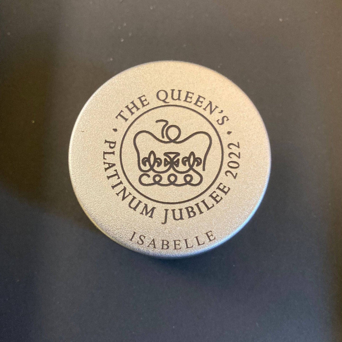 Queen's Platinum Jubilee Personalised Metal Trinket Tins - MYLEE London