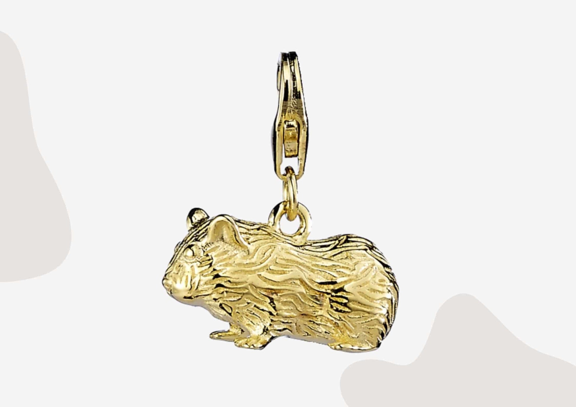 Guinea Pig Gold Charm - MYLEE London