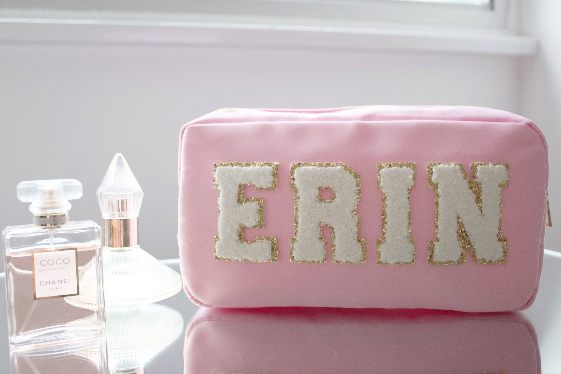 Wedding Bridal Party Personalised Make-Up Cosmetics Bags - MYLEE London