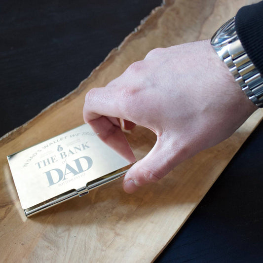 Father's Day Personalised Card Holder