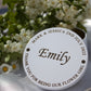Bridesmaid Gift Personalised Metal Trinket Tins