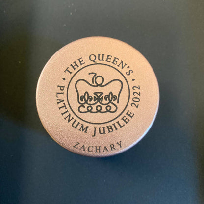 Queen's Platinum Jubilee Personalised Metal Trinket Tins - MYLEE London