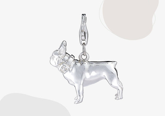 French Bulldog Silver Charm - MYLEE London