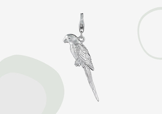 Parrot Silver Charm - MYLEE London