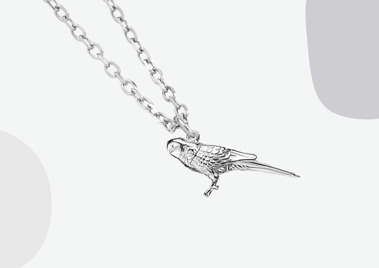 Budgie Silver Necklace - MYLEE London