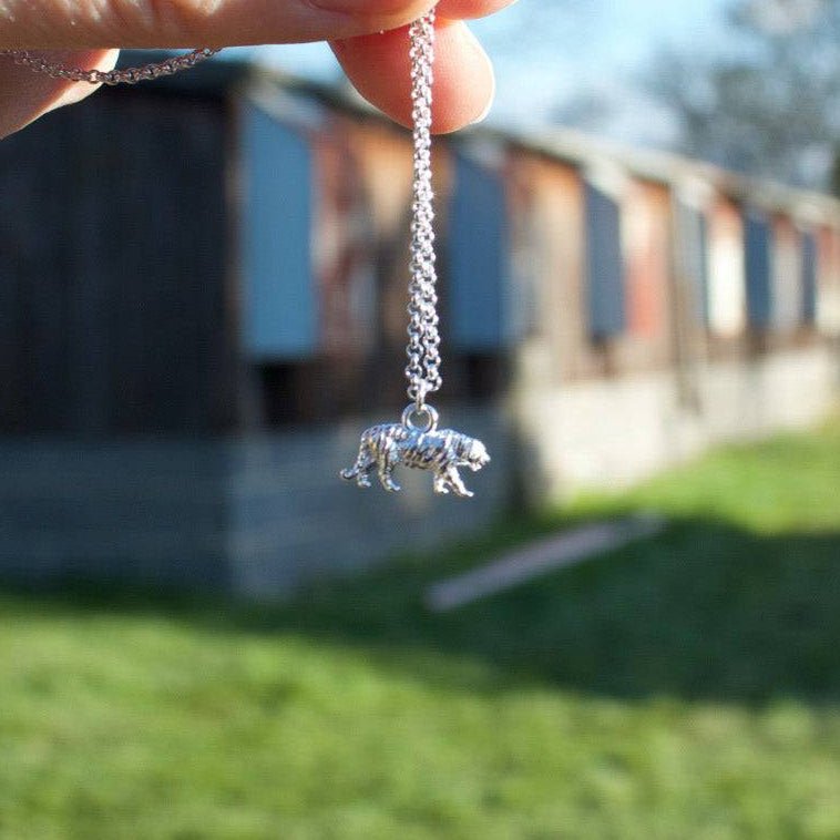 Tiger Silver Necklace - MYLEE London