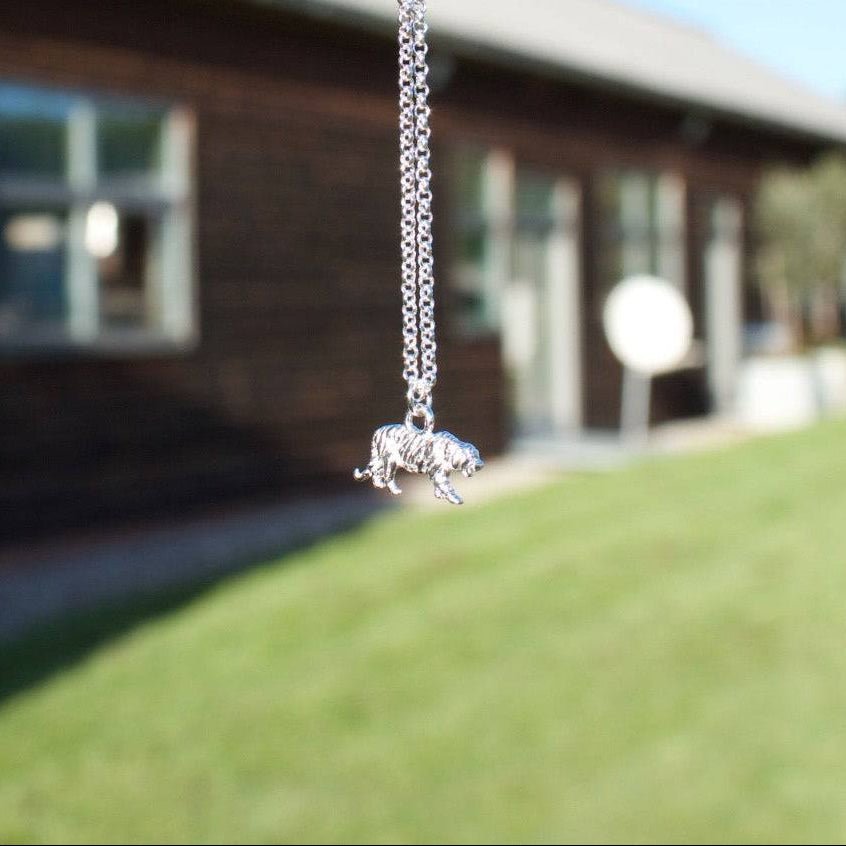 Tiger Silver Necklace - MYLEE London